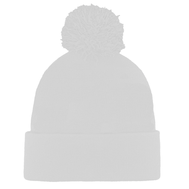 B1900 Headwear24 Cuffed Knitted Pom Pom Beanie