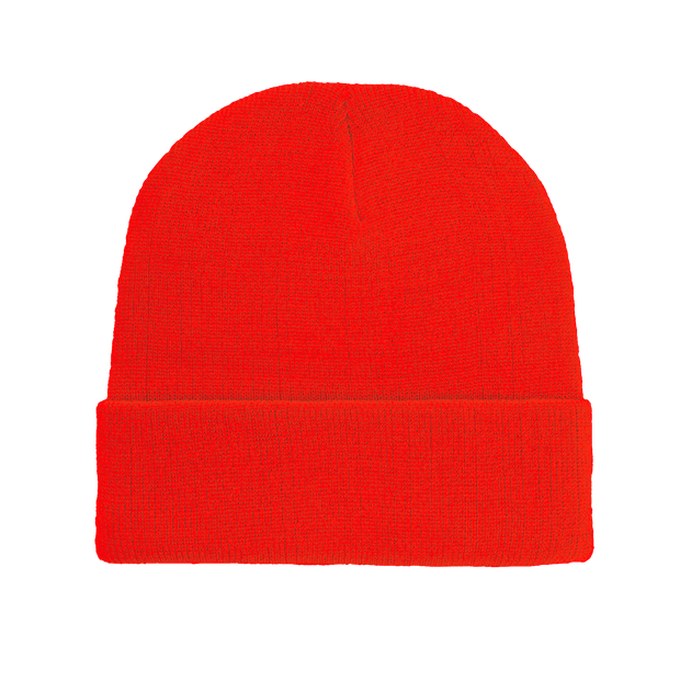 B001 - 24 Cuffed Recycled Polyester Knitted Beanie