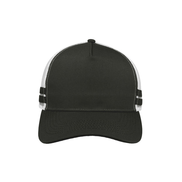 F24503 Headwear24 Striped Trucker Cap