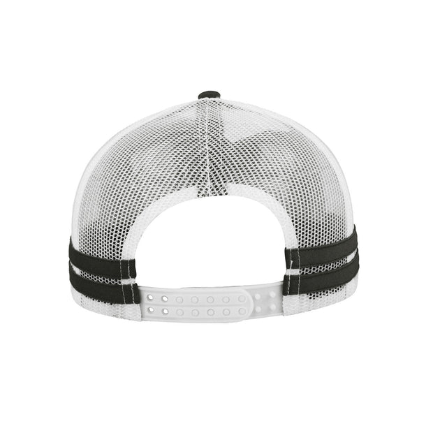 F24503 Headwear24 Striped Trucker Cap