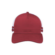 F24503 Headwear24 Striped Trucker Cap
