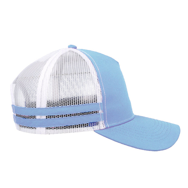 F24503 Headwear24 Striped Trucker Cap