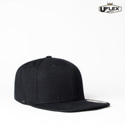 U15604 UFlex Adults Flat Peak 6 Panel Fitted