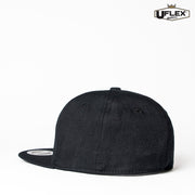 U15604 UFlex Adults Flat Peak 6 Panel Fitted