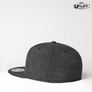 U15604 UFlex Adults Flat Peak 6 Panel Fitted