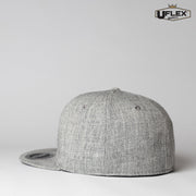 U15604 UFlex Adults Flat Peak 6 Panel Fitted