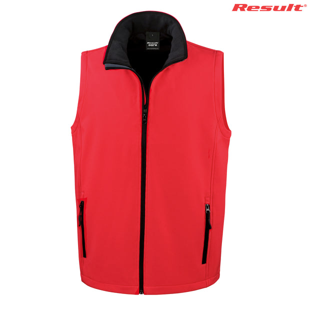 R232M Result Adult Printable Softshell Vest