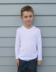 R455B Workguard Youth Longsleeve V-Neck Thermal