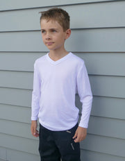 R455B Workguard Youth Longsleeve V-Neck Thermal