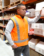 R461X Reversible Fleece Lined Safety Vest – Day/Night
