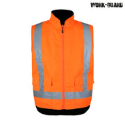 R461X Reversible Fleece Lined Safety Vest – Day/Night