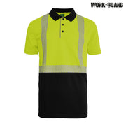 R485X Workguard <b>Recycled</b> Hi Vis Short Sleeve Day/Night Polo