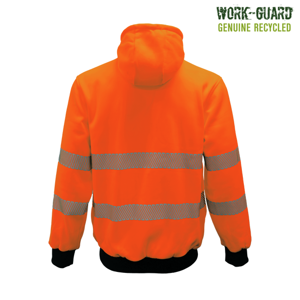 R503X Workguard <b>Recycled</b> Hi Vis Day/Night Zipped Hoodie