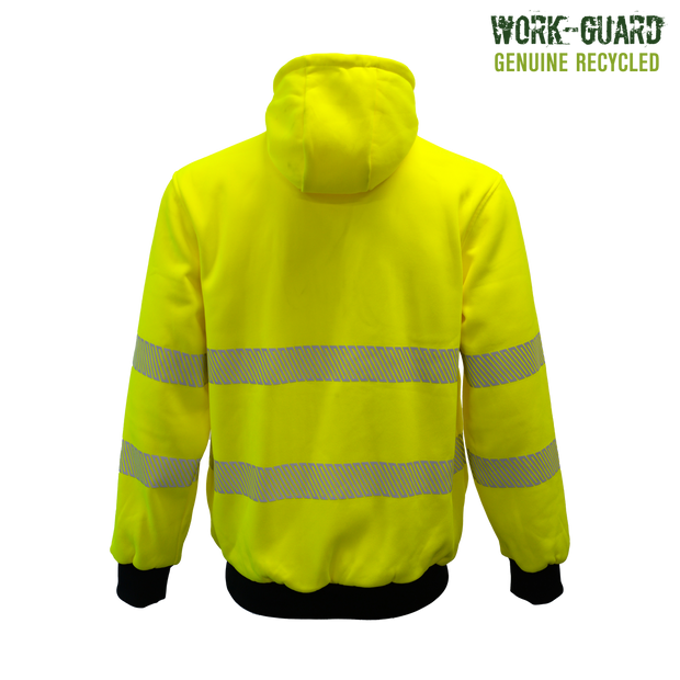 R503X Workguard <b>Recycled</b> Hi Vis Day/Night Zipped Hoodie